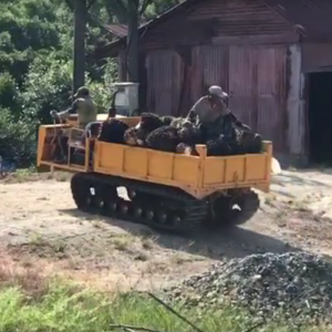 Crawler dumper, angkutan kelapa sawit, dumper sawit, kayu, alat berat angkut kayu