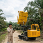 Cara Menghitung Efisiensi Operasional Crawler Dumper di Perkebunan Sawit